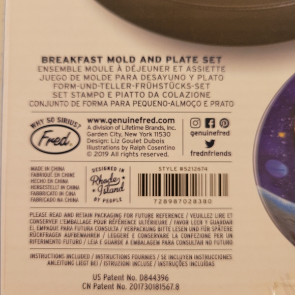 Fred Crack a Smile Mold & Plate Set - Picture 4 of 9